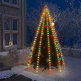 SKM Weihnachtsbaum-Lichternetz mit 300 LEDs Mehrfarbig 300 cm,Heim & Garten,Beleuchtung,Lichtschläuche & Lichterketten,Mehrfarbig,0.39KG,328891