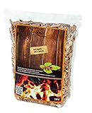 RÖSLE Räucherchips Buche, 750 g, für Räucherbox auf Smoker, Holzkohle- und Gasgrills, rauchaktiv, naturbelassenes Holz, Braun