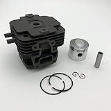 CHJYGMH Gartengeräteteile 44-mm-Zylinderkolben-Set passend for Kawasaki TJ53 TJ53E KBL53A KBH53 Rasentrimmer-Gebläse Freischneider Ersatzteile