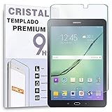 REY Bildschirmschutz aus gehärtetem Glas für Samsung Galaxy Tab S2 9.7' T813 T810, Schutzfolie, Displayschutzfolie 9H+ Härte, Anti-Kratzen-Öl-Bläschen