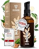 Heldengrün® Mandelöl Bio [100% NATURREIN] - Dermatologisch getestet - Mandelöl Baby - Sanfte Pflege für trockene & empfindliche Haut - Mandel Öl kaltgepresst