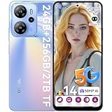 OSCAL 5G Handy ohne Vertrag Gemini AI Tiger 13 24GB+256GB/2TB, Android 14 Smartphone ohne Vertrag 90Hz 6.67' HD+, 50MP AI Kamera, 4K Video, 18W Schnellladung/5000mAh, Face ID/Fingerprint/OTG/NFC