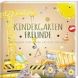 Kindergartenfreunde - BAUSTELLE: ein Album für meine ersten Freunde (Freundebuch Kindergarten 3 Jahre) PAPERISH®