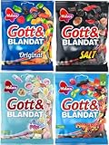 Malaco Gott & Blandat Gummi-Lakritz-Kollektion SÖPÖSÖPÖ BOX (10er-Pack-Set) – Wähle beliebige 10 Packungen aus vielen Sorten – Weiche Salmiakki-Gummibonbons aus Schweden – Über 1 Kilogramm Set