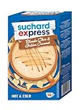 Suchard Express Blonde Choc & Golden Caramel, Trinkschokolade, 10x 15g Sticks, einzelne Tassen-Portionen, Heiß & Kalt genießen