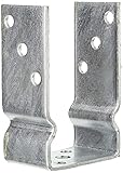 Alberts 217624 U-Pfostenträger | zum Aufschrauben oder zum Einbetonieren | feuerverzinkt | lichte Breite 91 mm