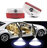 Duleutgnu 2 Stück LED Autotür Türbeleuchtung Logo KFZ Türen Einstiegsbeleuchtung Projektor Willkommen Door Projektion Türlicht Einstiegsleuchte Lampe Glaslinse Kompatibel mit GLK (Glaslinse)