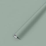 d-c-fix Möbel-Klebefolie Sage Green, 45 cm x 2 m - abwaschbare und selbstklebende Deko-Folie für Küche, Schrank, Tisch & Fensterbank - modern & nachhaltig