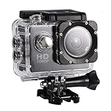 Topiky wasserdichte Sport Kamera im Freien, Exquisite Action Kamera Video Kamera 30M Unterwasser DV Camcorder mit wasserdichtem Gehäuse,2,0 Zoll Bildschirm,USB