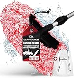 CARHOLICS® Premium Brush Cover inkl. wasserdichtem Transportbeutel I Besonders schonender Auto Waschbürstenüberzug mit maximaler Saugkraft I Bürstenüberzug für gründliche Reinigung
