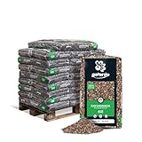 GALAMIO Kiefernrinde Kiefernmulch Rindenmulch Rinde Mulch Garten Dekor Pinus Sylvestris Natur Wald Kiefer Fein 10-20mm 60l x 26 Sack 1.560l / 1 Palette Paligo