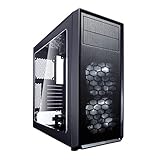 Fractal Design Focus G Black Window, PC Gehäuse (Midi Tower mit seitlichem Fenster) Case Modding für (High End) Gaming PC, schwarz