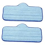 Ciieeo 2Stücke Mikrofaser Dampfmopp Pads Waschbare und Wiederverwendbare Wischbezüge für Gründliche Kompatibel mit Dampfbesen Elegant