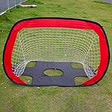 RiToEasysports Fußballnetz Fußballtor Fußballnetz - Pop -up Fußballtor für Kleine Tragbare Leichte Faltungsdesign mit Aufbewahrungstasche für das Training Im Freien Im Freien