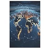 Puzzles Für Erwachsene, Weltkarte, 1000-teilige Puzzles Für Erwachsene Und Kinder Ab 12 Jahren, Holzpuzzles Für Die Heimdekoration, （78×53cm）