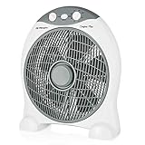 Orbegozo BF 1030 - Ventilator mit 5 Blättern, 3 Geschwindigkeiten, Timer, Umkippschutz, 45 W
