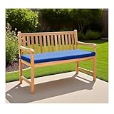 Wasserfest Bankkissen 100x40 120x40 80x40 150x50 Bankauflage Sitzkissen Bank Sitzauflage Sitzbank Auflage Bankpolster Rutschfeste fur Kissenauflage Küchenbank Gardenbank(Dark Blue,120x40x5cm)