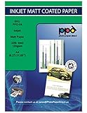 PPD A4x100 Blatt Inkjet Fotopapier 120g Matt Einseitig für alle Tintenstrahldrucker PPD-54-100