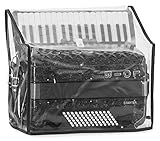 Alpenklang Cover für 72 Bass-Akkordeon - Schutzhülle für Akkordeon - Passend für Akkordeons mit 72 Bässen - Abmessungen (BxTxH): ca. 43 x 25 x 40 cm - aus PVC - Transparent