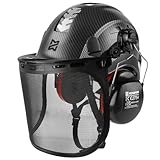 HEARMOR Mervex Forest Air - ABS-Schutzhelm für Hocharbeitsplätze im Waldbereich Zertifizierung EN12492 Bestanden EN397 Stoßdämpfung und Eindringfestigkeit Test Bauarbeiterhelm Sicherheitshelm