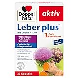 Doppelherz Leber plus – Mit Cholin als Beitrag zum Erhalt der normalen Leberfunktion sowie eines normalen Fettstoffwechsels – 30 Kapseln