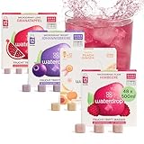 waterdrop® Microdrink Sommer Set – 48 Waterdrop Würfel in 4 verschiedenen Sorten – Zuckerfreier Durstlöscher & Alternative zu Getränkesirup und Geschmackspulver – Flavour Drops im Wasser auflösen