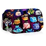 Federmäppchen Spiel PyrrlicToy Fruits Federmäppchen Briefpapier Pouch Doppelreißverschluss Segeltuch Stifte Etui Mäppchen für Schul und Bürobedarf