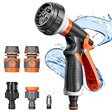Rseuphiee Spritze, Gartenbrause Gartenspritze, Hochdruckdüse Für Gartenschlauch Anschluss, Handbrause Garten Brausekopf Gartenbewässerung Für Autowäsche, Haustierdusche, Gartenarbeit