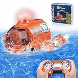 Spielzeug für Pool, Ferngesteuertes Boot Sommer Wasserspielzeug mit wiederaufladbaren Batterien für Kinder im Alter von 6-12, RC Boot Geburtstagsgeschenke für Jungen Mädchen