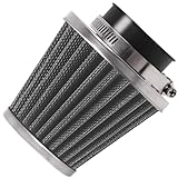 Evermotor Universal Doppelschicht Stahl Filter Luftfilter 42mm 43mm 44mm für Motorrad Scooter ATV Moped