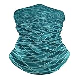 QMNRTK Schwimmbad-Wasser-Sturmhaube, UV-Schutz, Gesichtsmaske, atmungsaktiv, Halstuch, Skimaske für Männer und Frauen, Kopfbedeckung, Bandana, elastischer Gesichtsschal, weiß, Einheitsgröße