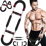 Twister Armtrainer – Verstellbares Brust Trainingsgerät (30-50 kg / 70-110 lb), Portable Power Twister Stange mit abnehmbarem Design – Fitnessübungen überall Fitnessgeräte für Zuhause