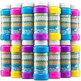 Seifenblasen für Kinder – Packung mit 24 x 59 ml-Seifenblasen Kinder, Verschiedene Neonfarben, Spiele im Freien, Kleine Geschenke für Kinder, Kindergeburtstag Gastgeschenke, Geschenktütenfüllung