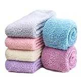 Damen Kuschelsocken (6 Paar) Flauschige warme Wintersocken, Plüschsocken, Kuschlige Bettsocken, Schlafsocken (37402 35-42)