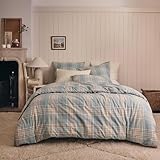 Bettbezug, Bedruckt, aus Baumwollflanell, Schottenkaro, 200 x 200 cm ESSIX