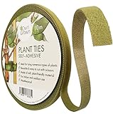 OwnGrown Klettband Pflanzenbinder: 10m Klettband selbstklebend extra stark als wetterfeste Rankhilfe für Pflanzen – Wiederverwendbar – Rankhilfe für Kletterpflanzen – Rankhilfe Zimmerpflanzen Grün