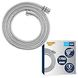 GROHE Vitalioflex, Duschschlauch aus Metall (1750 mm, verstärkte Ausführung, knickfest, hitzebeständig), chrom, 22100000