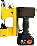 Tragbare elektrische Nähmaschine für Schlangenhautbeutel, kabelloser Hefter mit großer Batterie für gewebte Beutelreparatur