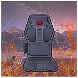 Massage Sitzauflage für Stuhl Wärme ­- Massageauflage Oberschenkel-Vibrationsmassage - Beheizbare Sitzauflage Bürostuhl für Schulter/Rücken/Taille