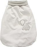 Schnizler Unisex Kinder 800716 Strampelsack Interlock Elefant, 2-Natur, Einheitsgröße