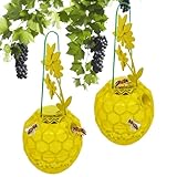 Wespenfänger, solarbetriebene Wespenfallen, Fliegenkontrolle für Picknick, Deck, Rasen, Balkon, Hinterhof, Campingplatz, Park, Garage, Garten, Pool, Terrasse, Gärtner