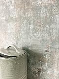 Newroom Tapete Grau Vliestapete Putz - Betonoptik Modern Braun Rosegold Beton Metallic Betonwand Industrial Putzoptik Glanztapete inkl. Tapezier-Ratgeber