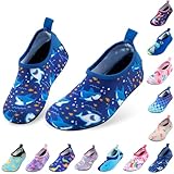 OWANVION Kinder Wasserschuhe schnell trocken rutschfest Wasser Haut barfuß Schwimmen Wasserschuhe Kinder Aqua Socken für Strand Pool für Jungen, Mädchen, Kleinkind, Säugling