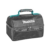 Makita E-15584 Lunchtasche, mit Tragegriff, innen mit Isolierfolie ausgekleidet, leichte Reinigung, hält Lebensmittel länger warm oder kalt, 7,5 Liter Fassungsvolumen, 330 x 180 x 210 mm (LxBxH)