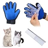 Katzenhandschuh,Fellpflege Handschuh Katze,Doppelseitige Haustier Handschuh Bürste,KatzenbüRste,Katzenbürste Kurzhaar,Tierhaarbürste,HundebüRste Langhaar,Katzen Bürste,Katzenbürste Langhaar,2pcs