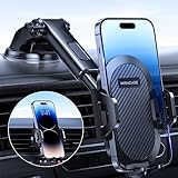 Miracase Handyhalterung Auto 3 in 1 KFZ Handyhalter mit Saugnapf & Lüftung Universale Handy Halterung Auto Kompatibel mit alle Smartphones (iPhone/Samsung/Huawei/LG/Xiaomi usw)