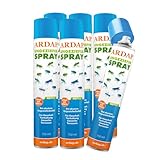 Ardap Repell Ungezieferspray 6 x750ml - Insektenspray bei akutem Ungezieferbefall - Abwehrend bei Insektenbefall - Insektenspray Wohnung - Schädlingsfrei - Wirkt schnell & effektiv (PT19)