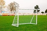 Fußballtor für Kinder Fun - 3 Größen zur Auswahl - aus uPVC von Netsportique® Mit Klicksystem Zubehör und 100% WETTERFEST (1,8 x 1,2m)