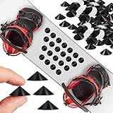 40 Stück Snowboard Stomp Pad Selbstklebendes Gummi Klar Ski Snowboard Stomp Pad Bietet Zusätzlichen Griff beim Snowboarden für Herren Damen