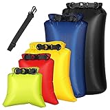 BABOS 6 StüCk Wasserdichtes Packsack Set für Kajak Fahren Bootfahren,Trocken Sack Draussen Aufbewahrung für Kanufahren Camping Schwimmen Wandern, ZufäLlig